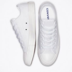 BNWB-Chuck Taylor All Star Low Top, White on White